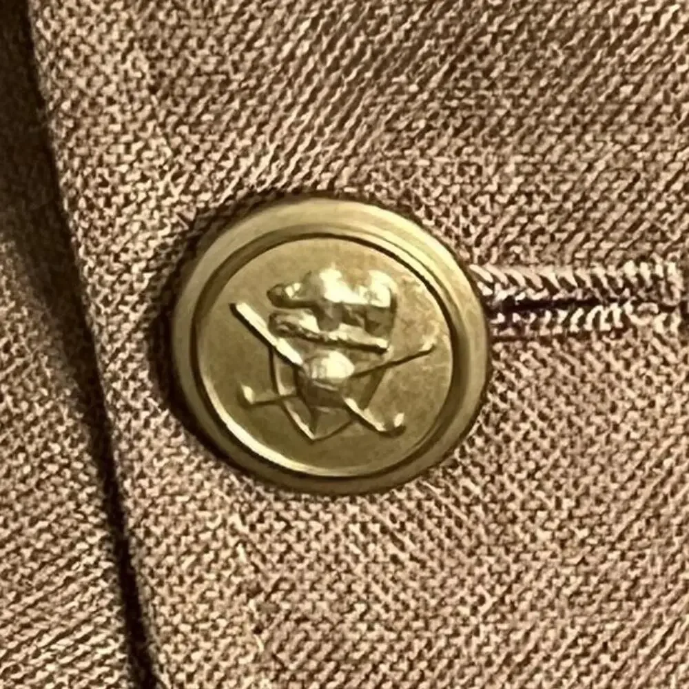 Vintage Hart Schaffner Marx Blazer Mens 46 48 Jack Nicklaus Golden Bear Golf 90s